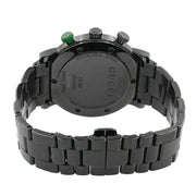 Gucci Gucci 101 G-Chrono Black Stainless Steel Black Dial Quartz Watch for Gents- GUCCI YA101331