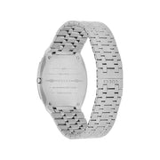 Gucci Gucci 25H Silver Stainless Steel Blue Dial Quartz Unisex Watch - YA163408